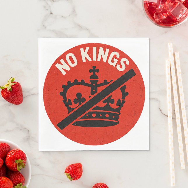 No Kings Protest Symbol Napkins (Creator Uploaded)