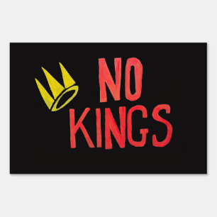 No Kings Proud to be An American Sign
