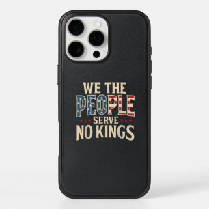 No Kings Retro Patriotic Men Women iPhone 16 Pro Max Case
