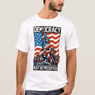 No Kings Save Democracy T-Shirt