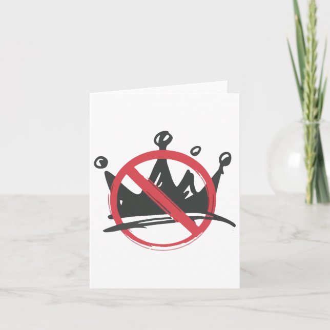 No Kings Shirt No Kings In America Political Shirt Card (Front)