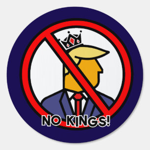 NO KINGS SIGN
