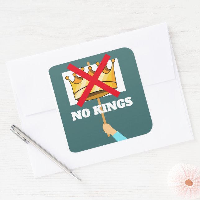 No Kings Sticker (Envelope)
