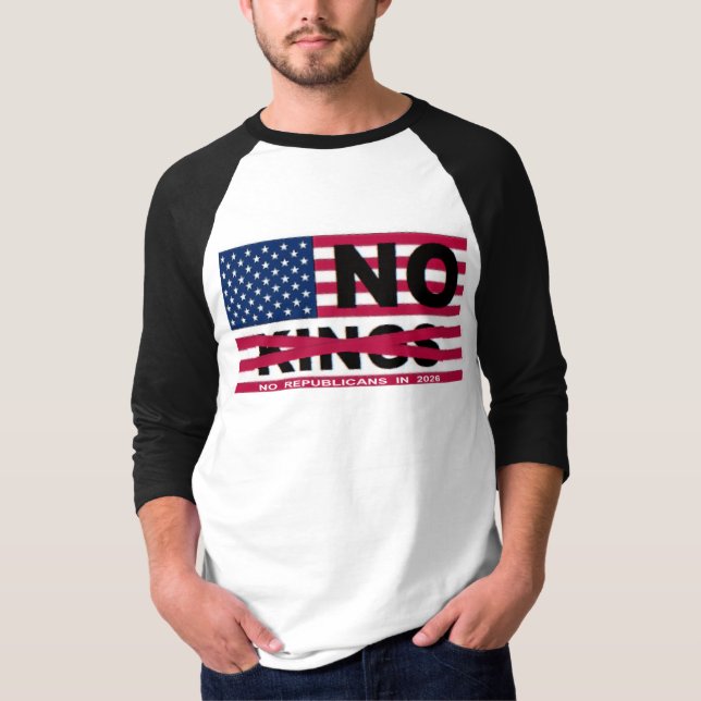 "NO kings" T-Shirt (Front)