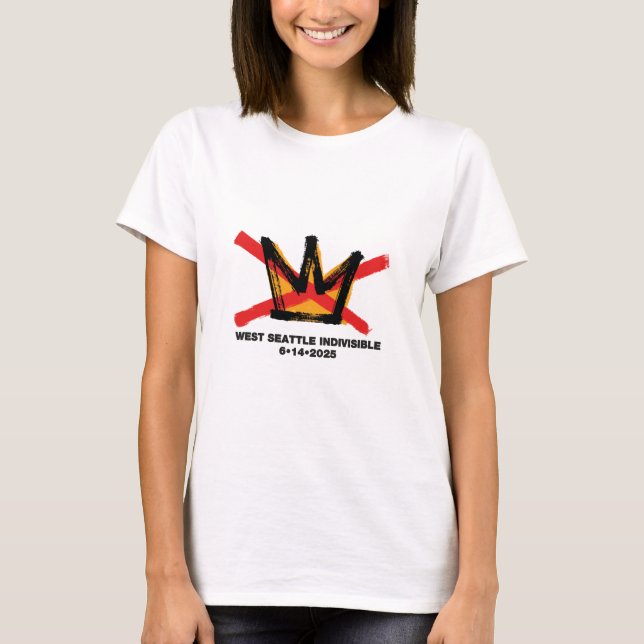 NO KINGS T-Shirts for Women and Men (Front)