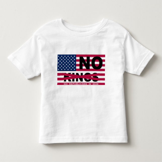 NO KINGS TODDLER T-SHIRT (Front)