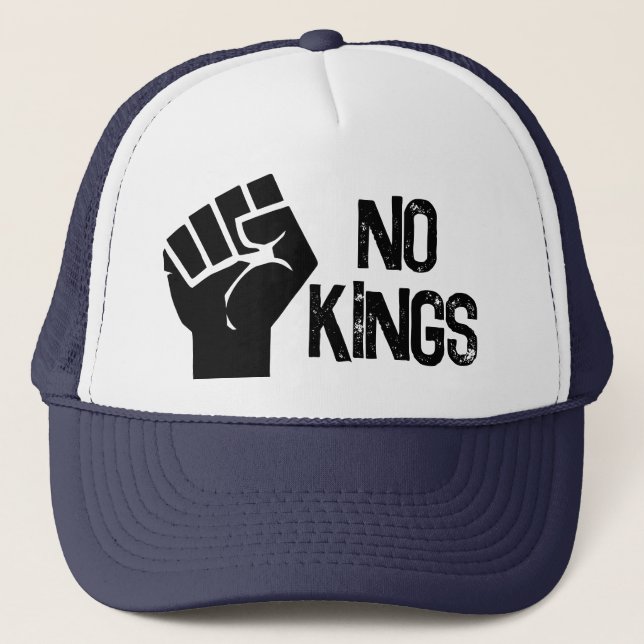 NO KINGS TRUCKER HAT (Front)