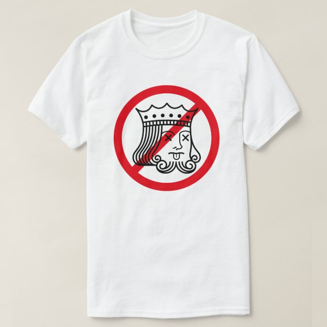 NO KINGS - Trump Protest - T-Shirt (Design Front)