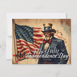 No Kings Uncle Sam Independence Day Art