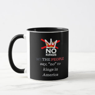 No Kings We the People Freedom Classic Style Mug