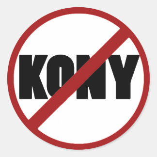 No Kony Stickers