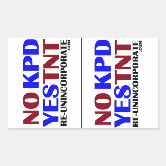 No KPD Yes TNT LG Rectangular Sticker