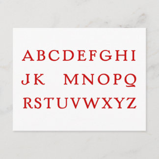 No L Christmas Letter / Invitation