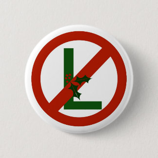 No - L Noel Christmas Button