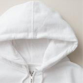 No L (Noel) Embroidered Embroidered Hoodie (Detail - Neck (in White))