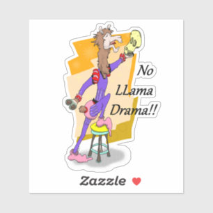 No Lama Drama!! 2 Sticker
