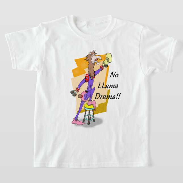 No Lama Drama!! 4 T-Shirt (Laydown)