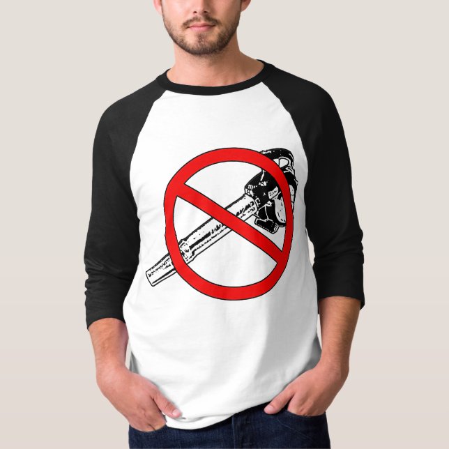 NO Leaf Blowers T-Shirt (Front)