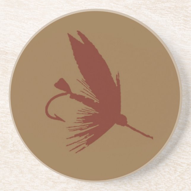 No Life Without Fishing Drink Coaster (Front)