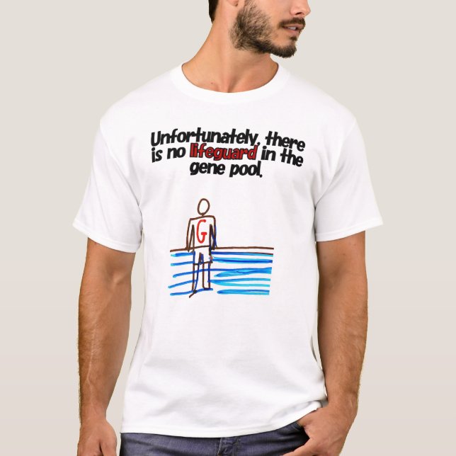 No Lifeguard T=shirt T-Shirt (Front)