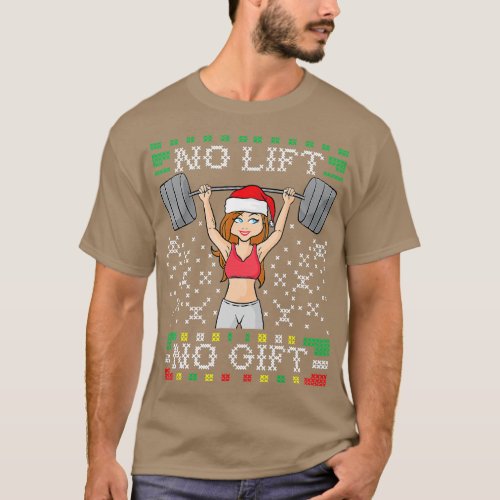 No Lift No Gift Ugly Christmas Sweater Gym Miss Sa