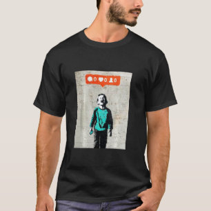 No Like Child Street Art Famous Graffiti Motif T-Shirt