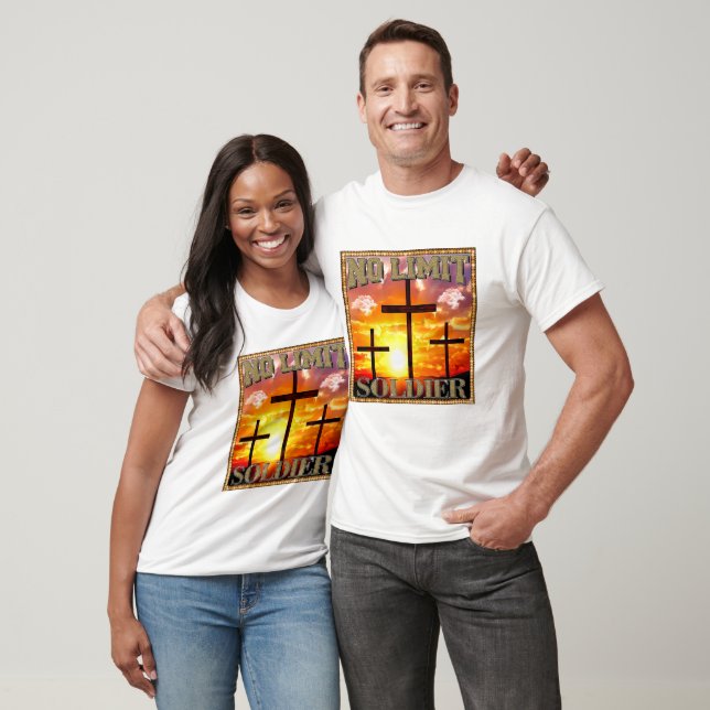 No Limit Soldier Gold - Hip Hop Inspired Spiritual T-Shirt (Unisex)