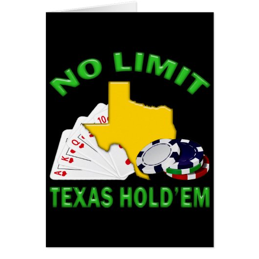 NO LIMIT TEXAS HOLD'EM CARDS (Front)