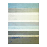'No Limits' Blue Abstract Art Canvas Print