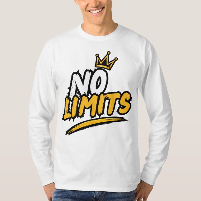 No Limits Crown Long Sleeve T-Shirt (Front)