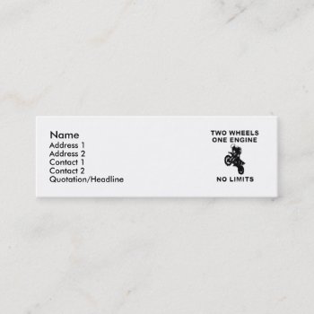 No Limits - Dirt Bike Motocross Profile Card by allanGEE at Zazzle