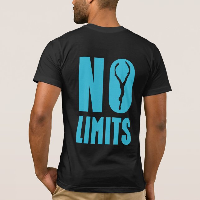 No Limits Freediving  T-Shirt (Back)