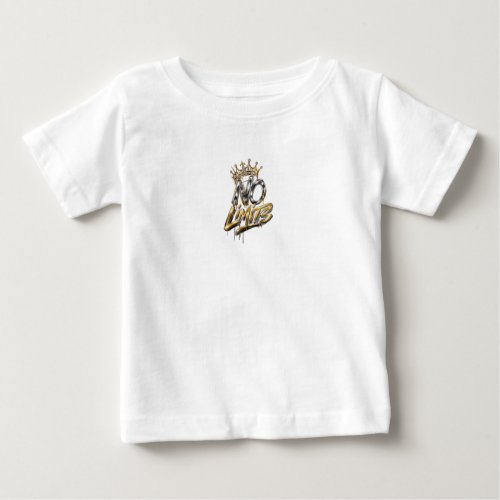 No Limits Gold Crown Luxury Design Baby T-Shirt