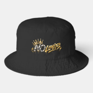No Limits Gold Crown Luxury Design Bucket Hat