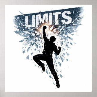 No Limits Motivation Design  Poster