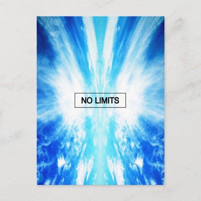No limits postcard (Front)
