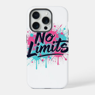 No Limits Splash Art iPhone Case | Gym Motivation