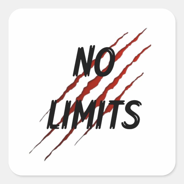 No Limits Tiger Claw Graphic STICKER – Bold Motiva (Front)