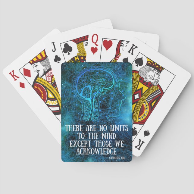 No Limits to the Mind - Napoleon Hill Poker Cards (Back)