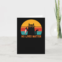 No Lives - Funny Halloween Cat Sticker