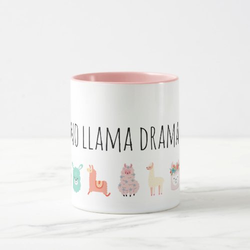 No Llama Drama Mug