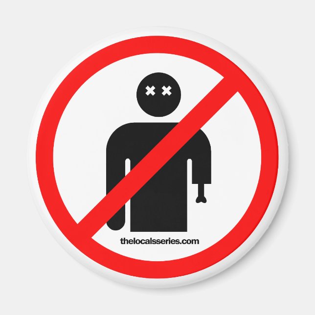 No Locals Magnet (Front)