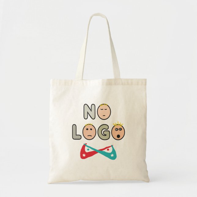 No Logo Anti Brand Capitalist Tote Bag (Front)