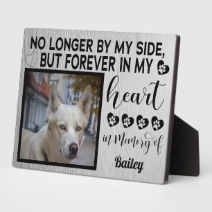 No Longer by My Side, Pet Memorial – Custom Photo Plaque