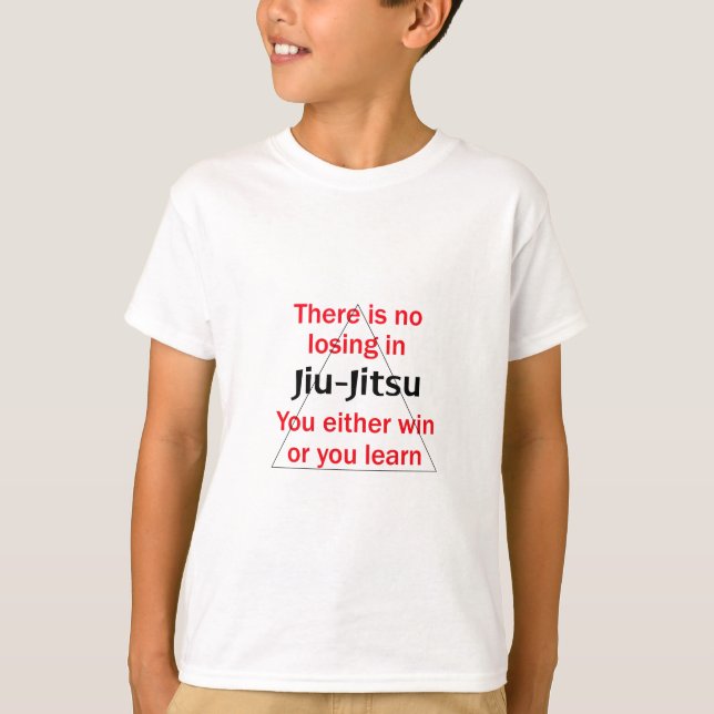No Losing In Jiu Jitsu T-Shirt (Front)