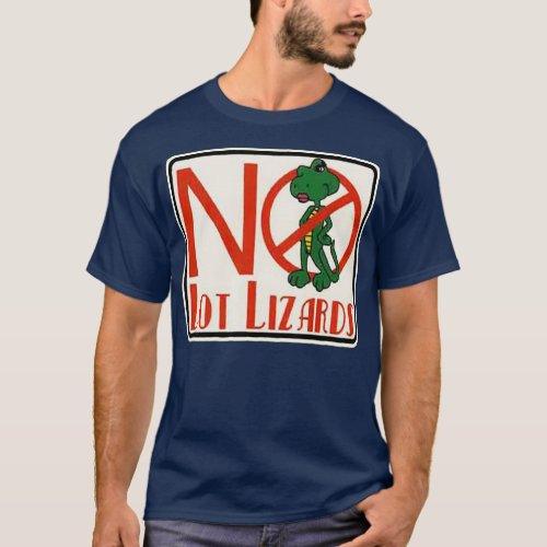 NO LOT LIZARDS VINTAGE 1970S STICKER AND T_Shirt