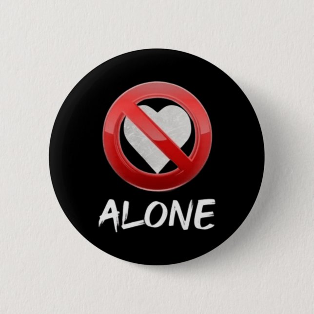 No Love  Button (Front)