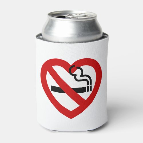 No Love For Smoking Sign Can Cooler