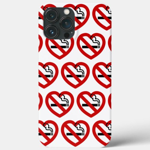 No Love For Smoking Sign iPhone 13 Pro Max Case