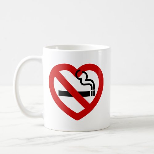 No Love For Smoking Sign Coffee Mug